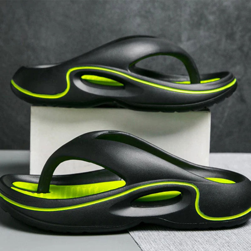 Bekväma Sommarsandaler Flip Flops Tjock Sula