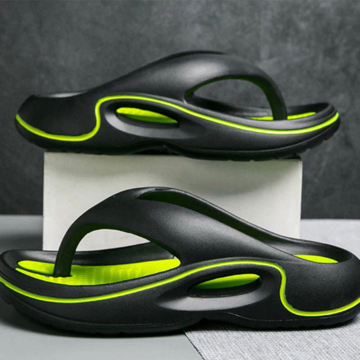Bekväma Sommarsandaler Flip Flops Tjock Sula