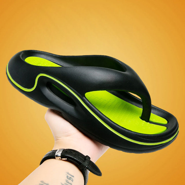 Bekväma Sommarsandaler Flip Flops Tjock Sula
