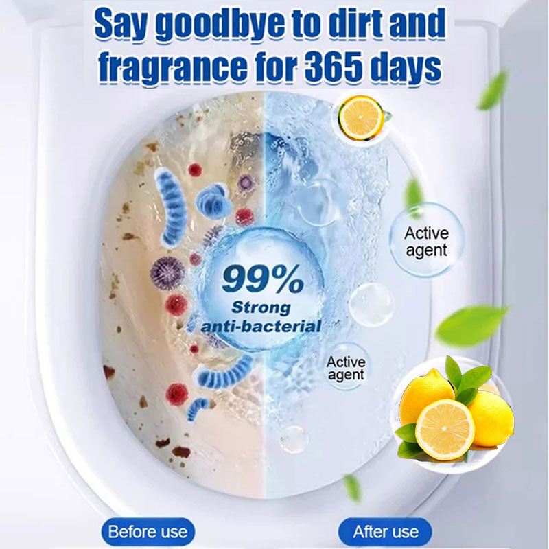 🔥Köp 2 få 3 gratis - 🍋Lemon Scent Toilet Bowl Cleaner Tablets