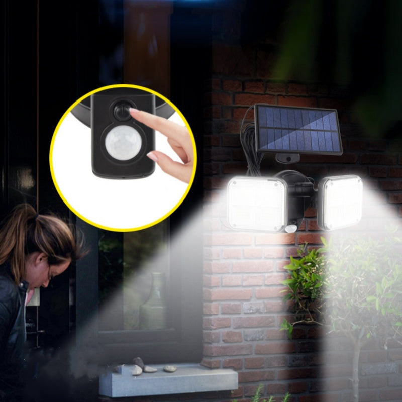 Vattentåliga utomhus solcellslampor med rörelsesensor