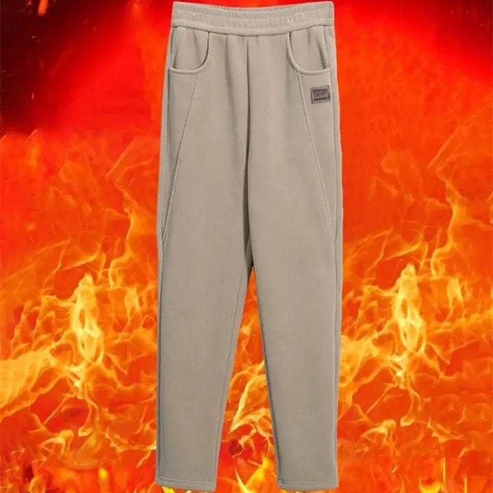 🔥Begränsat tidserbjudande🔥Kvinnors högmästare varma faux fleece-fodrade byxor