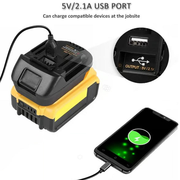 Litiumbatteriadapter för 18V batteriverktyg