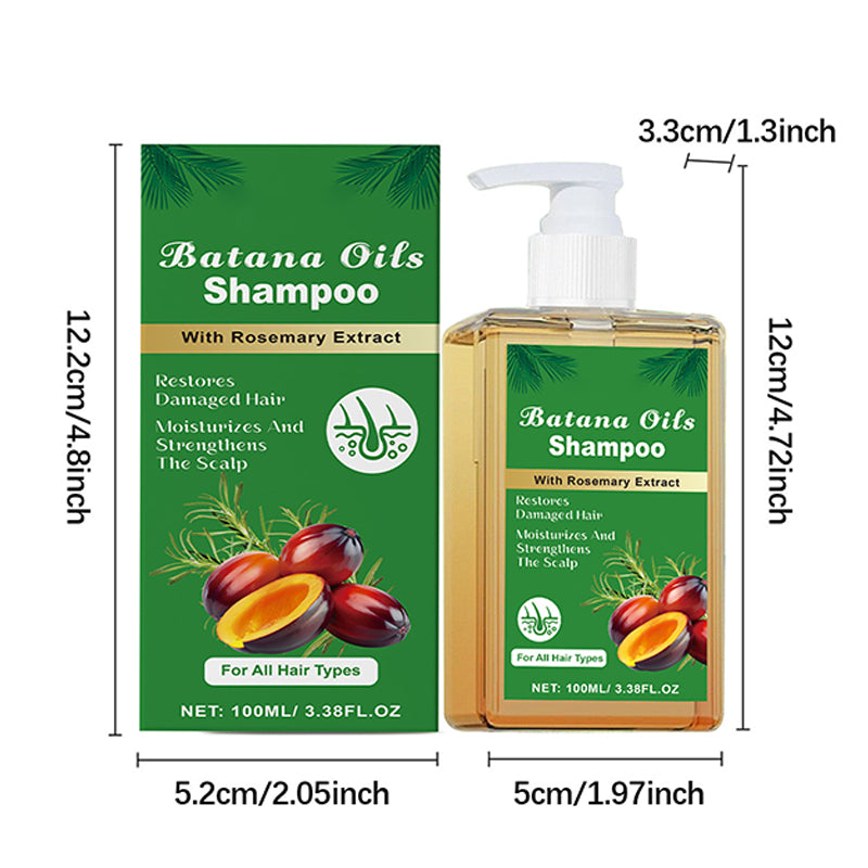 Batana Oil Shampoo med extrakt av rosmarin