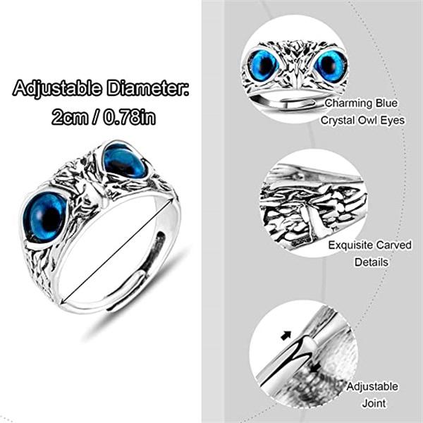⭐50% RABATT⭐Uggla - ring I Vintagestil