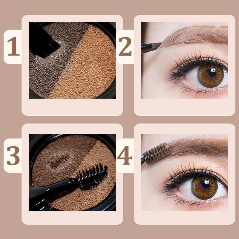 Ögonbryn och Eyeliner Kräm med Stämpel