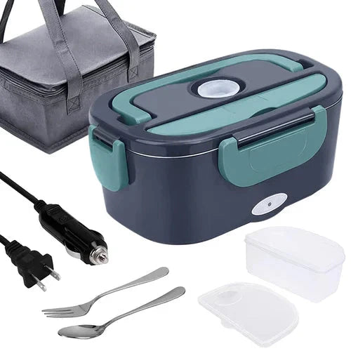 🍱 60% RABATT! ⚡ Bärbar Värme- & Kylbox 2-i-1 – 7 Delar, Dual Voltage & Perfekt för Lunch på Jobbet/Resor ✨