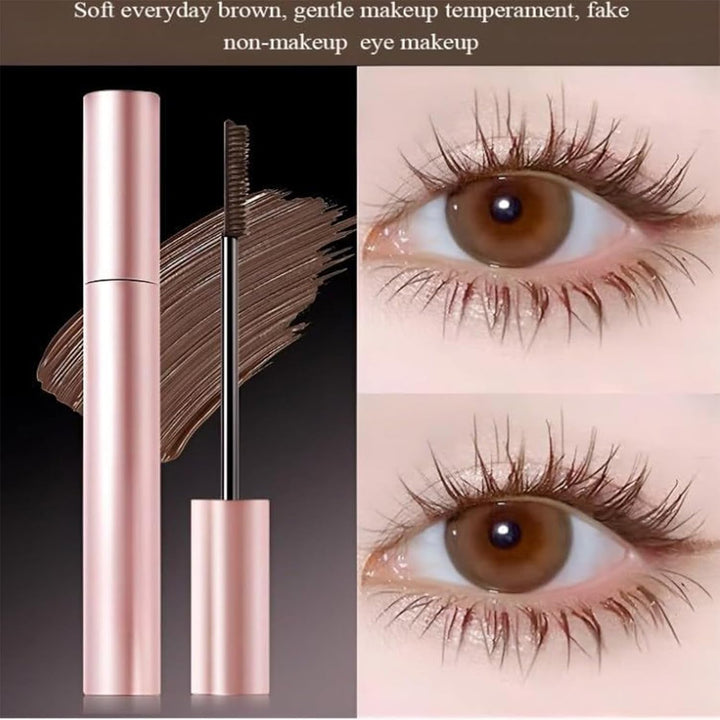 🎁Köp 1 få 1 gratis⏳[Vattenfast och kladdfri] Förlängande och lockande mascara med lång hållbarhet