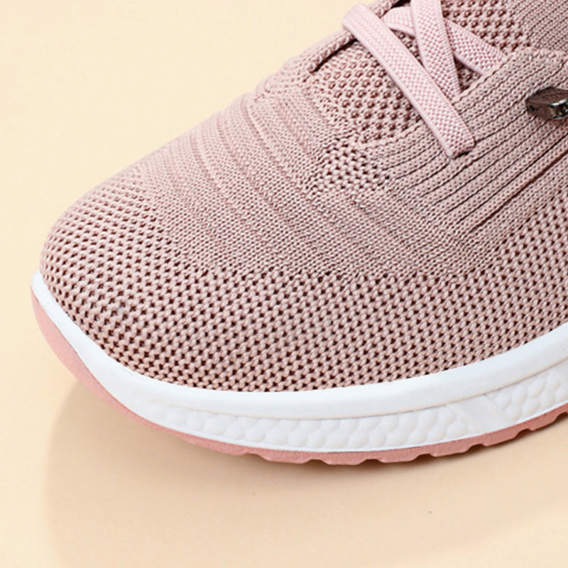 Lätta, andningsbara slip-on fritidsskor för kvinno
