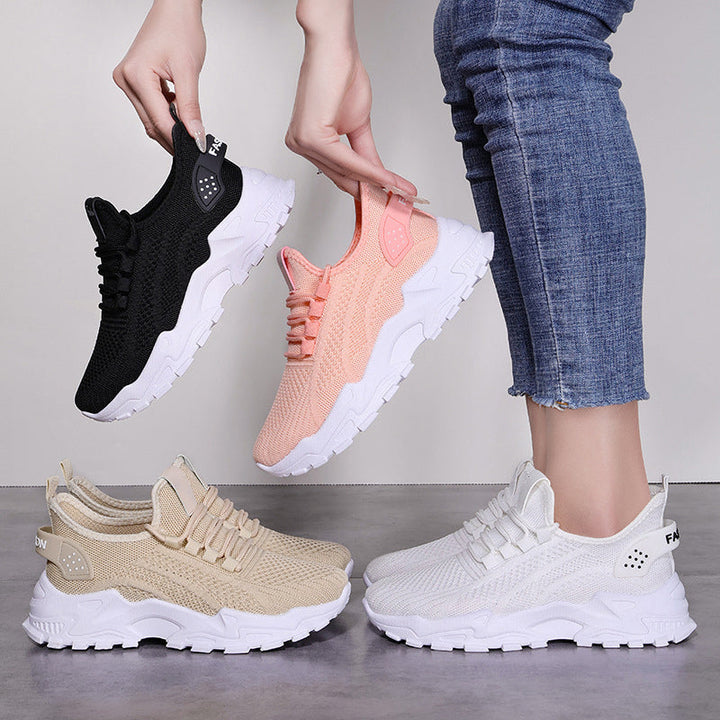 Bekväma och andningsaktiva sneakers för kvinnor