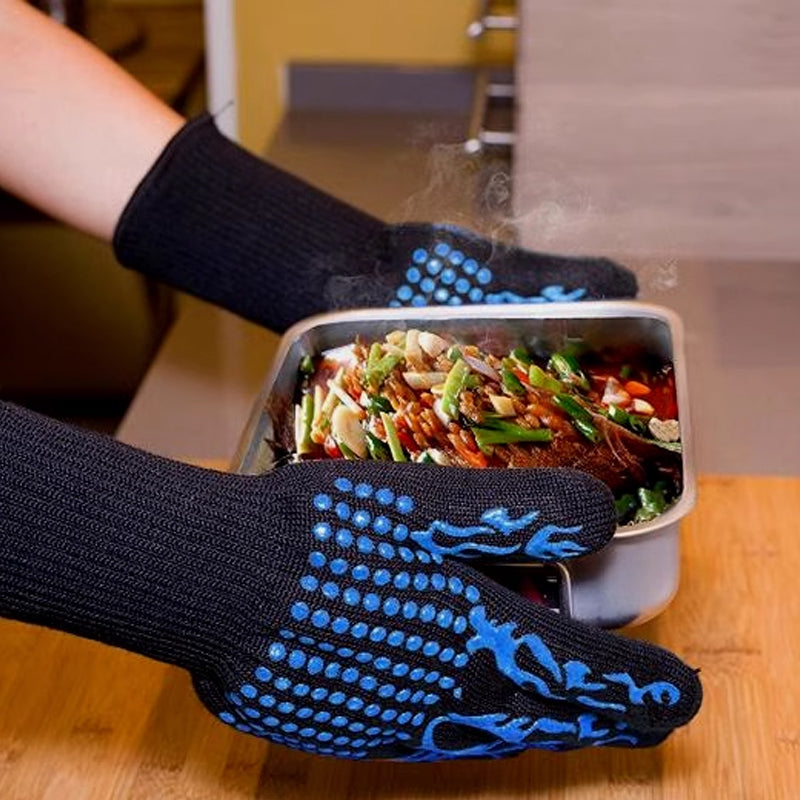 Durable Non-Slip Heat-Resistant BBQ Gloves