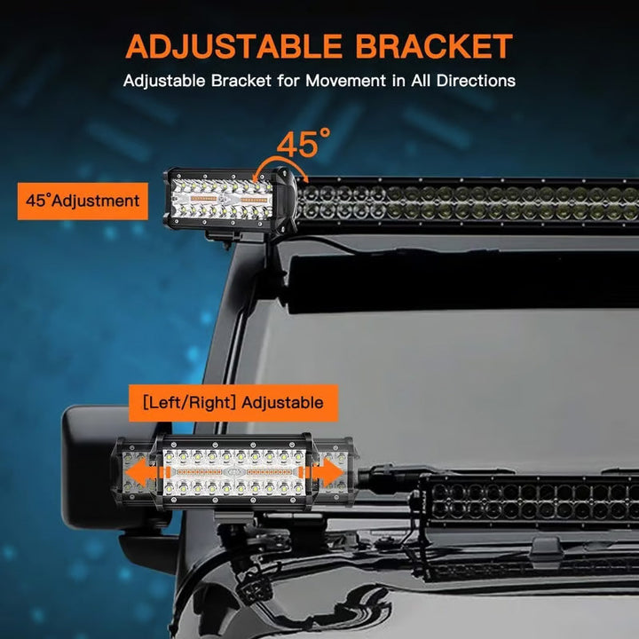 🔥Kraftfull LED-ljusramp-set för bilar
