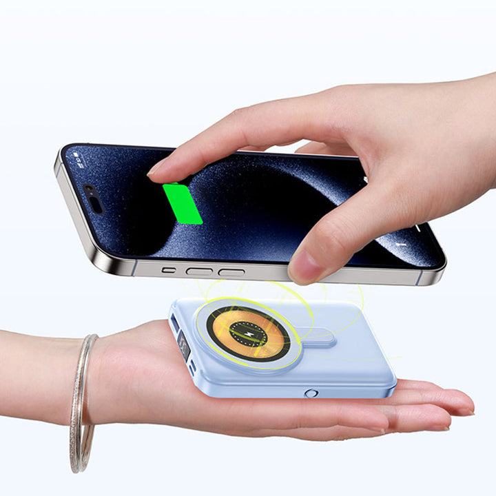🔋60% RABATT NU! ⚡ Magnetisk trådlös powerbank 10000mAh – Snabbladdning, elegant design och universell kompatibilitet 🔌