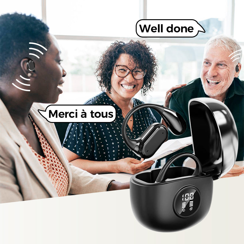 🔥Sista dagskampanj 49% rabatt-🎁Den bästa presenten av alla-AI Translation Wireless OWS Bluetooth5.4 hörlurar (passar iOS & Android)🎁