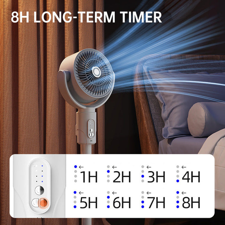 ❄️60 % rabatt🔥USB-driven tyst energieffektiv golvfläkt（Tysk kvalitet - hållbar）🍃 Fri frakt🛫