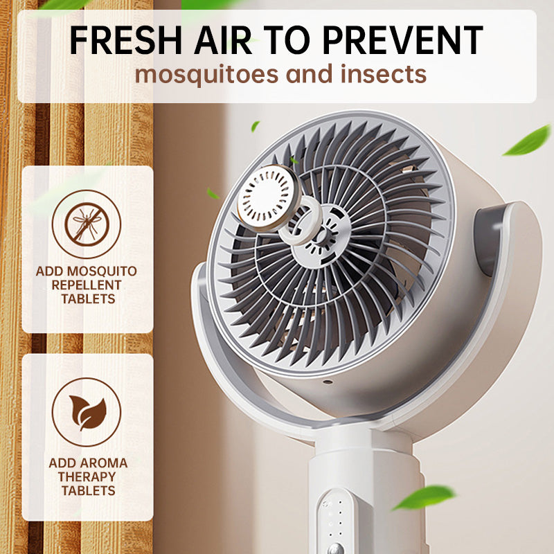 ❄️60 % rabatt🔥USB-driven tyst energieffektiv golvfläkt（Tysk kvalitet - hållbar）🍃 Fri frakt🛫
