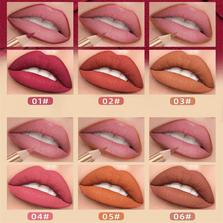 👄 50 % RABATT! 💄 Set med 12 färger av smetfria läppennor – Hållbara, krämiga och vattenfasta – perfekta för vardagsbruk eller professionell sminkning 🎨