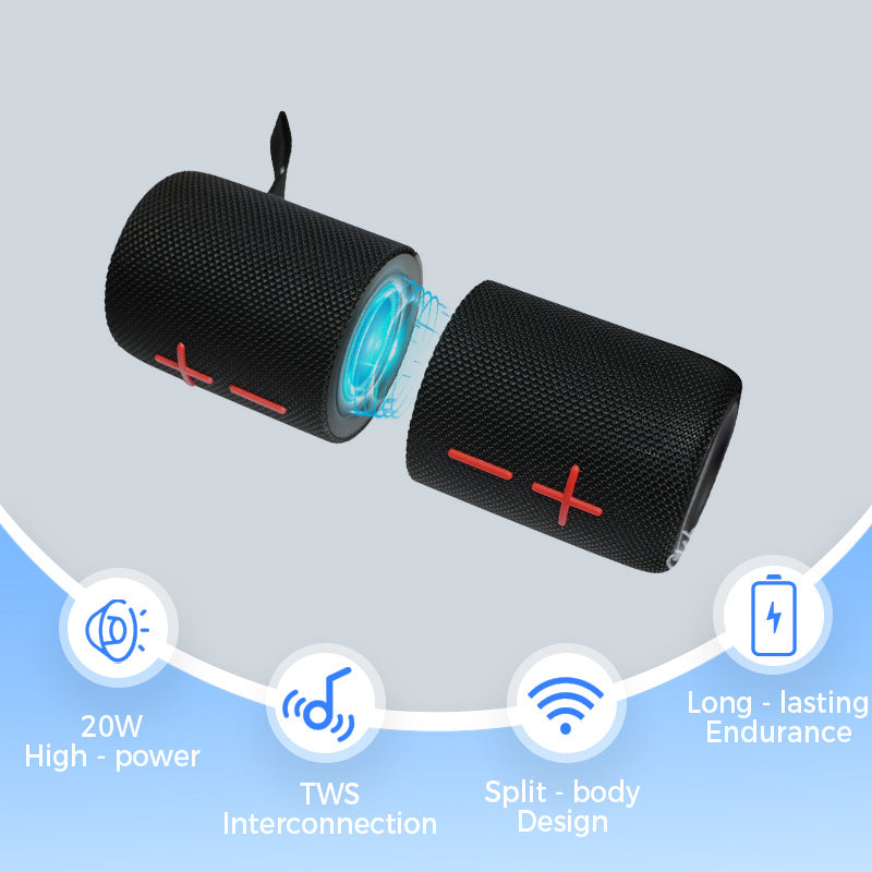 🔥2-i-1 magnetisk delbar Bluetooth-högtalare