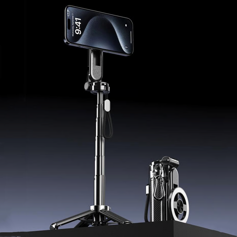 📱Heta nya produkter🔥4-i-1 multifunktionell magnetisk selfiepinne med 360° rotation