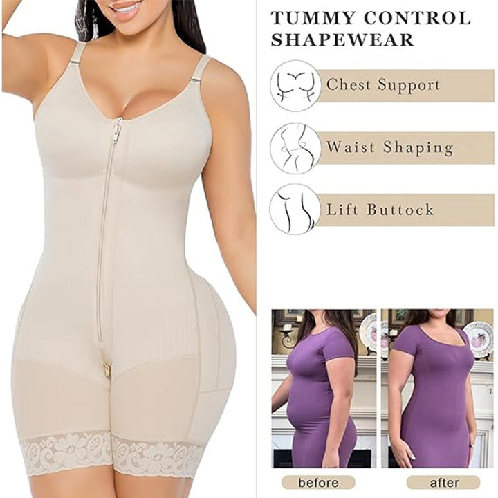 🔥 Bodysuit för Kvinnor med Magkontroll & Lyftande Effekt på Rumpan – Formande, Bekväm & Perfekt För En Jämn Silhuett 💃