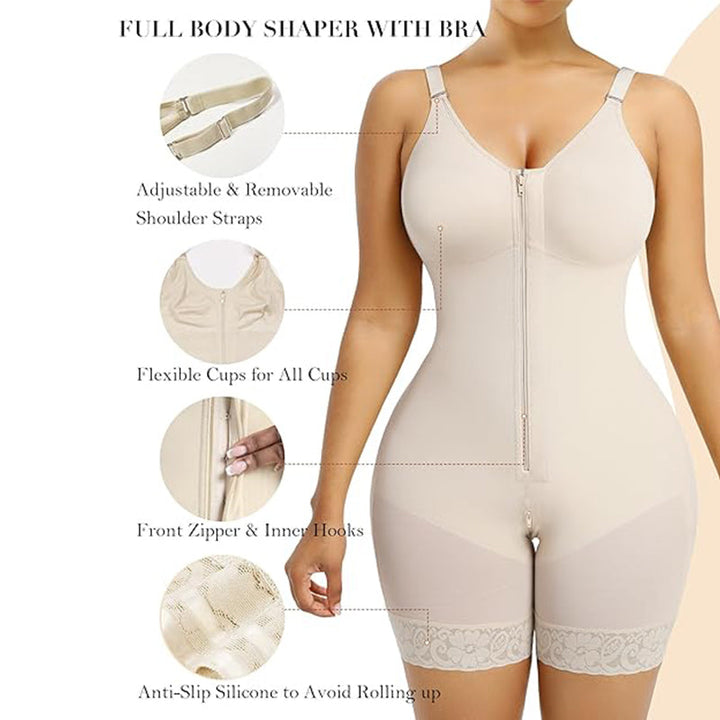 🔥 Bodysuit för Kvinnor med Magkontroll & Lyftande Effekt på Rumpan – Formande, Bekväm & Perfekt För En Jämn Silhuett 💃