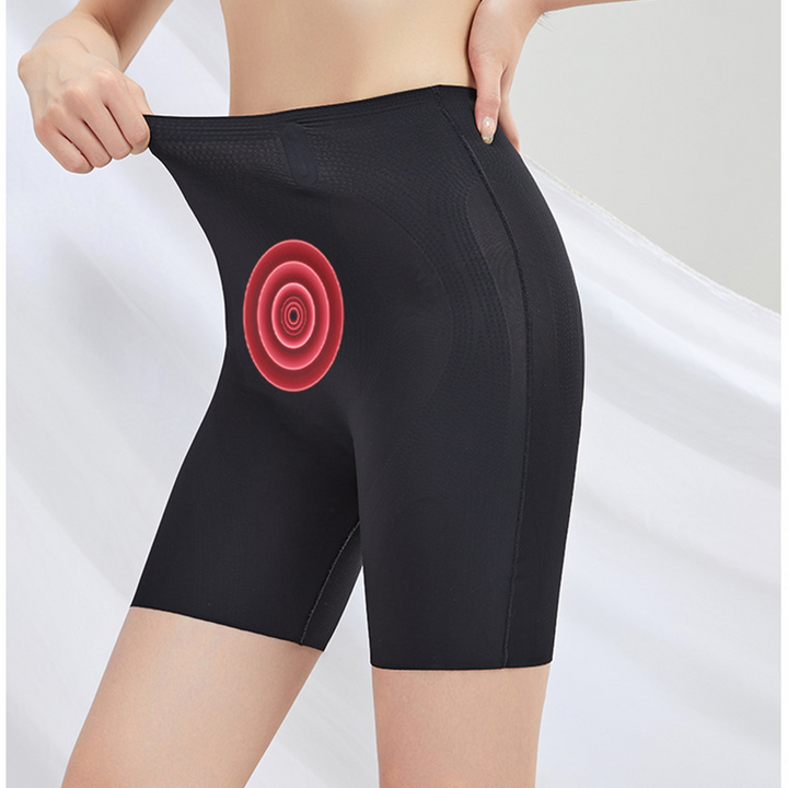Högmidjade formande shorts med rumplyft