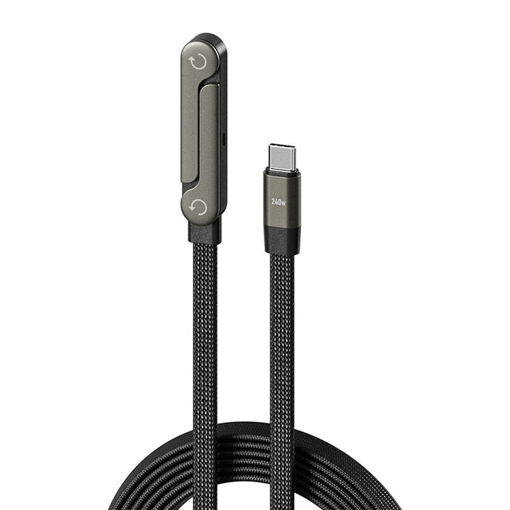 ⚡ KÖP 3, FÅ 1 GRATIS! 📱 2-i-1 Osynlig Laddningskabel – 240W Snabbladdning, Inbyggt Telefonstativ & Robust Design 🔋🎁