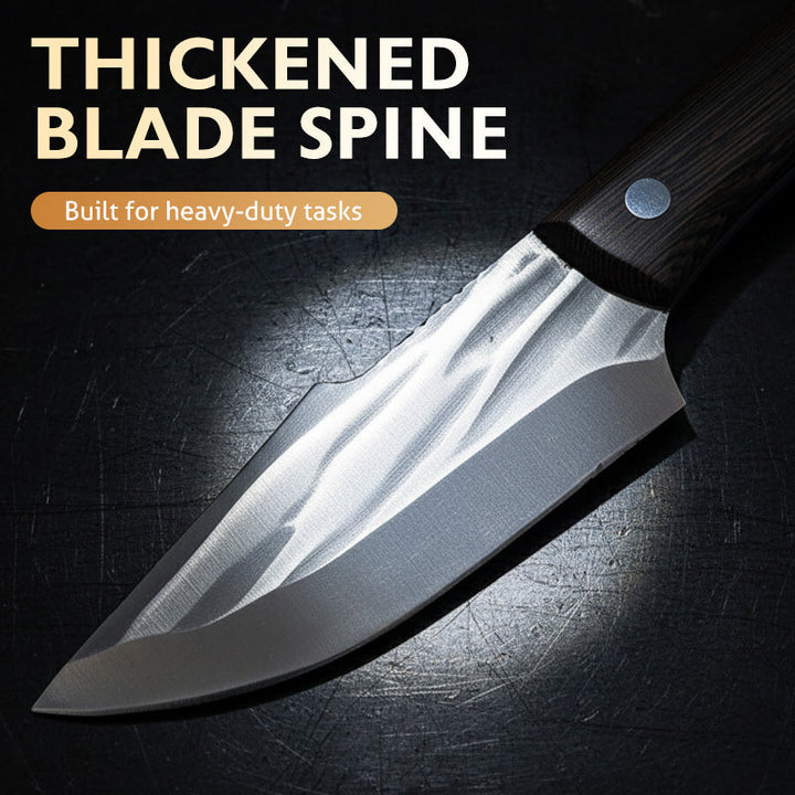 🔪  Köttkniv med Slida - Slipad & Hållbar, Perfekt för Kök och Matlagning ✨