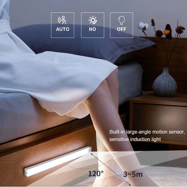 🎁Sista dagen specialerbjudande – 50 % rabatt💡Punch-fri smart sensor magnetisk uppladdningsbar LED-belysning Lights
