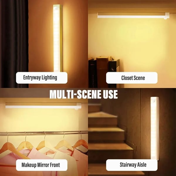 🎁Sista dagen specialerbjudande – 50 % rabatt💡Punch-fri smart sensor magnetisk uppladdningsbar LED-belysning Lights