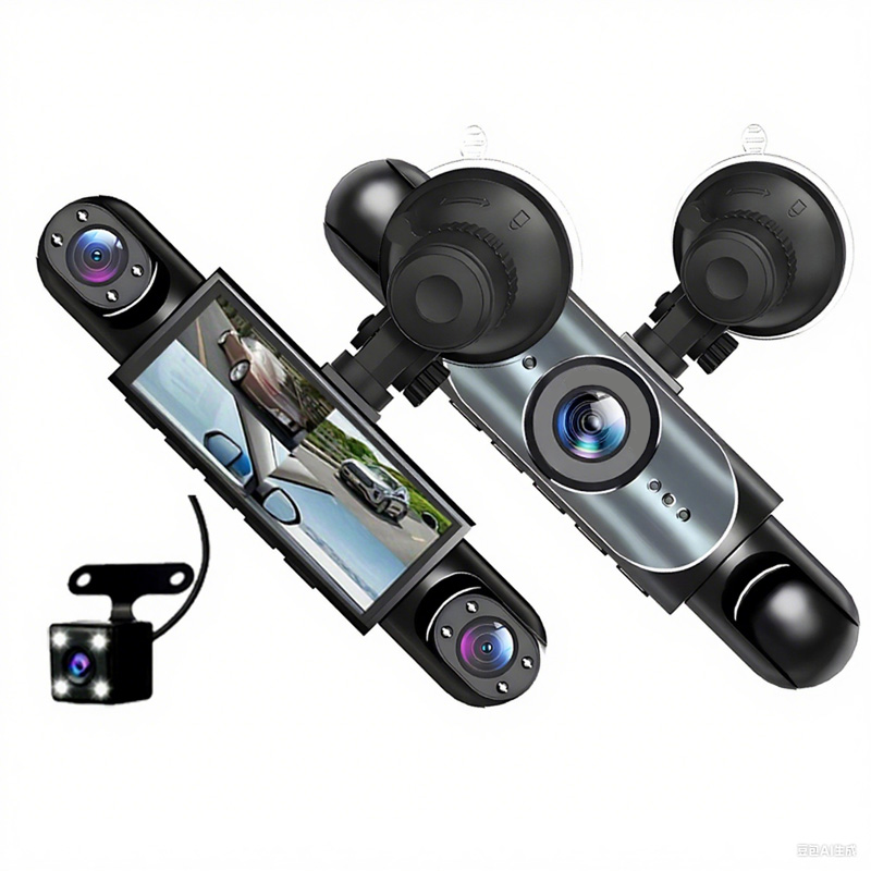 24-timmars parkvakt dashcam med nattvision – 1080P HD, 360° sikt & automatisk loopinspelning! 📹