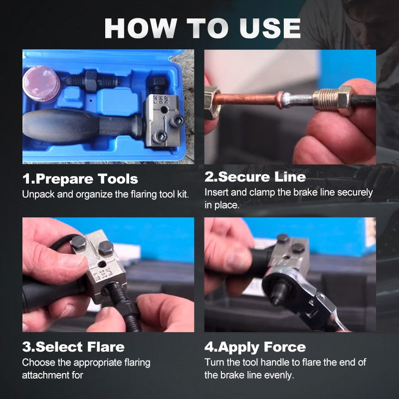 🔥60% RABATT🔧 Universellt bromsverktygssats för bilar⚙️ Precision 4,75 mm, hög effektivitet, säker och stabil