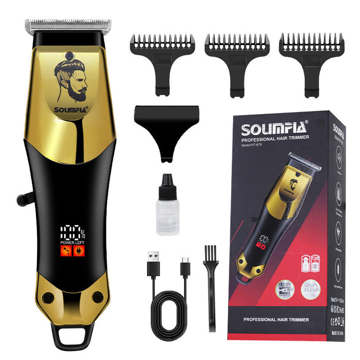 ✂️ 50% RABATT 🔋 | Herr Elektrisk Hårklippare – Precisionsblad & USB-laddning