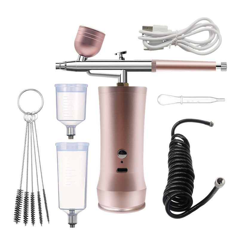 🎨 Elektriskt airbrush-kit med kompressor – Din bärbara studio för enkel kreativitet! ✨