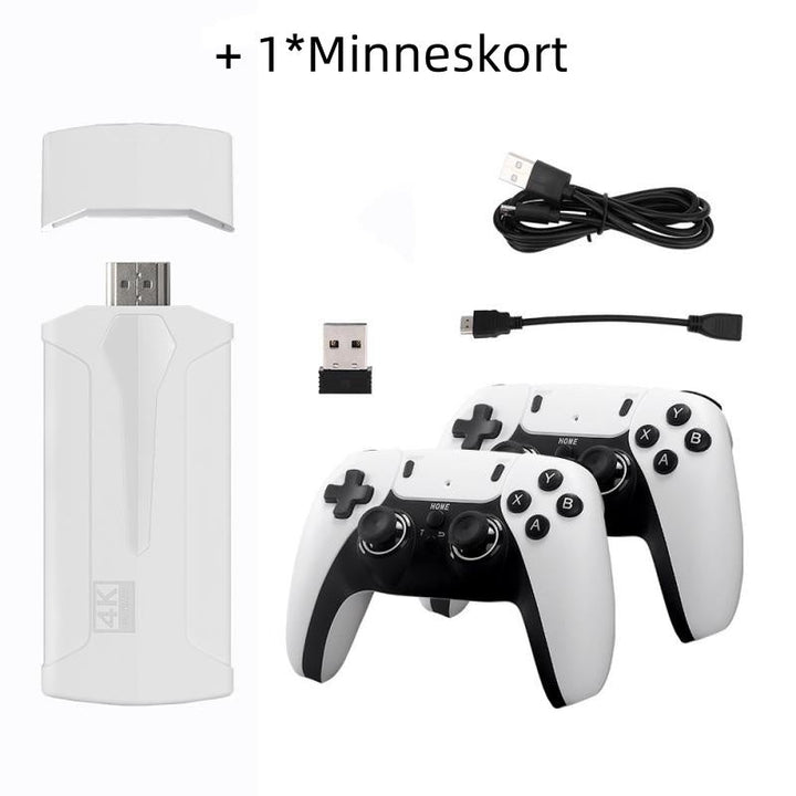🔥 Klassisk Retro Dubbla Spelstänger – Inbyggda Spel, USB-kontakt & Autentisk Känsla ⚡