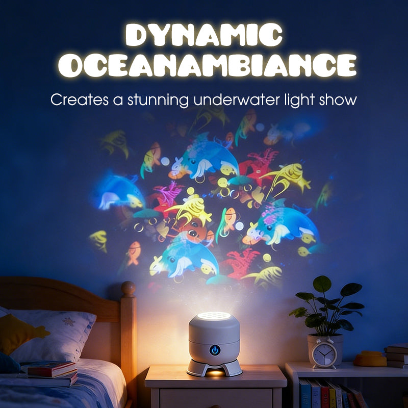 Dynamisk roterande LED-projektorlampa