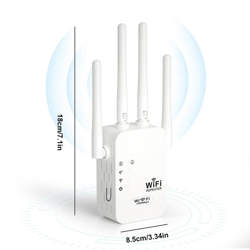 2026 NY🔥49% Sista Chans｜WiFi-förstärkare 1200Mbps Dual Band Hela Huset