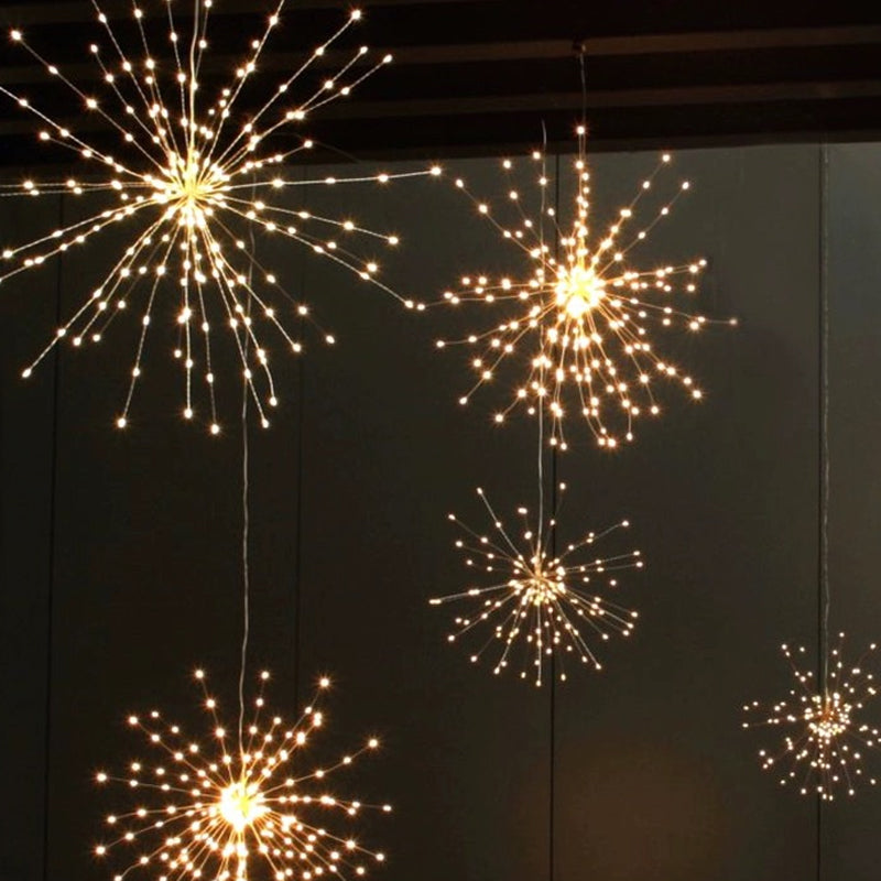 🎆 54% RABATT! 💡Solenergi Fyrverkerier Ljusgirland – Magisk trädgårdsbelysning för fester & kvällar