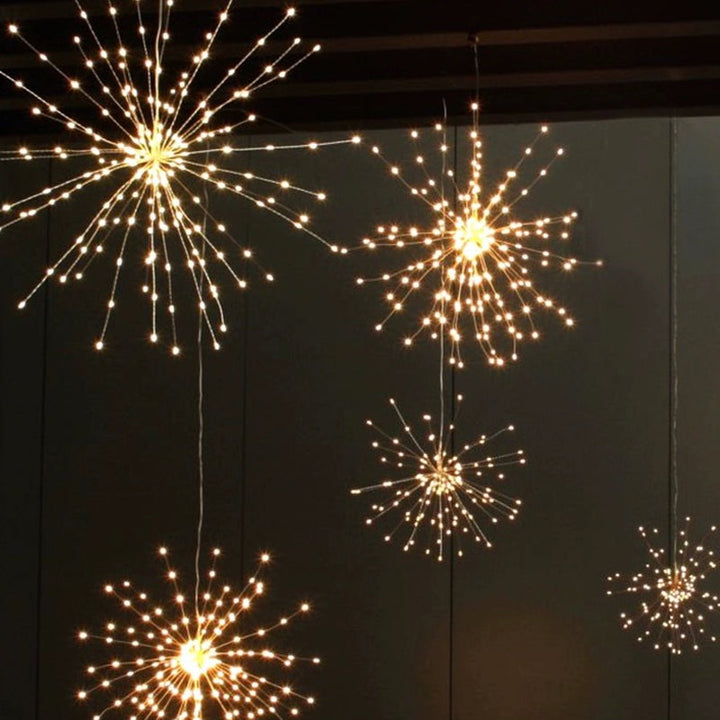 🎆 54% RABATT! 💡Solenergi Fyrverkerier Ljusgirland – Magisk trädgårdsbelysning för fester & kvällar