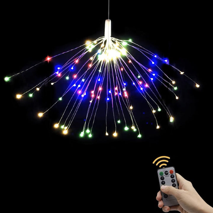 🎆 54% RABATT! 💡Solenergi Fyrverkerier Ljusgirland – Magisk trädgårdsbelysning för fester & kvällar