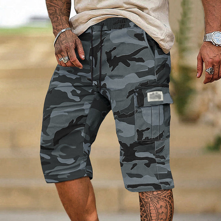 🩳 52% RABATT 🗺️ | Herr Camouflage Cargo-Shorts – Många Fickor & Avslappnad Passform