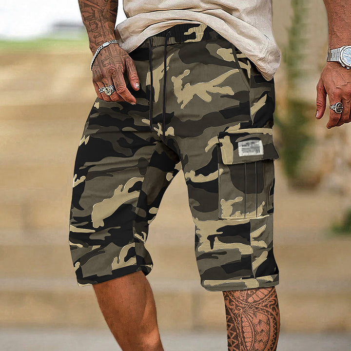 🩳 52% RABATT 🗺️ | Herr Camouflage Cargo-Shorts – Många Fickor & Avslappnad Passform