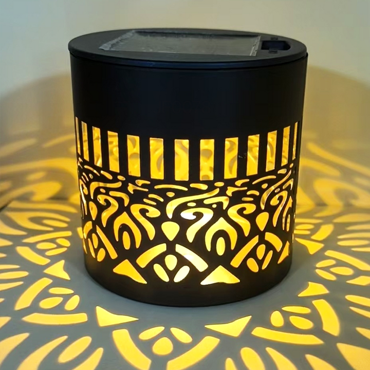 Solcellsdriven mandala projektorlampa