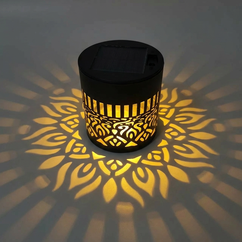 Solcellsdriven mandala projektorlampa