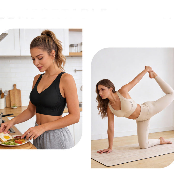 👙 50% RABATT NU!✨ Sömlös Stöd-BH med Full Täckning – Lyft & Sidostöd – Heldagskomfort 🦋