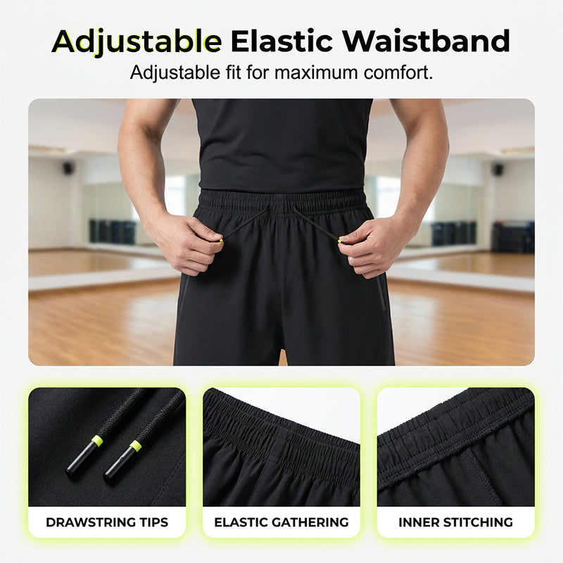 Snabbtorkande sportshorts för herr för sommaren