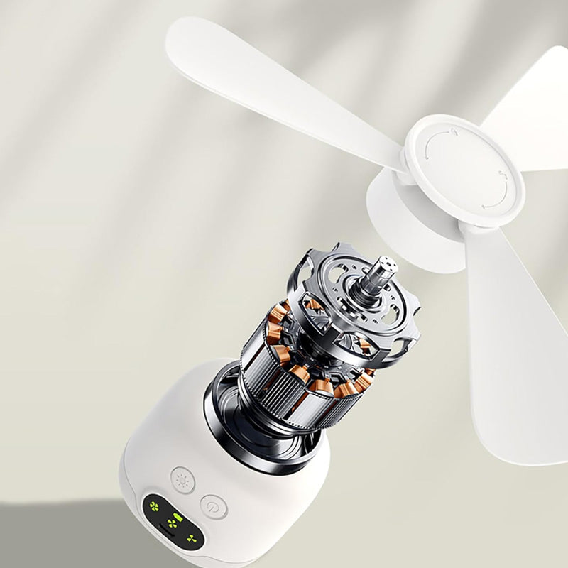 📢Nyhet | Uppladdningsbar takfläkt med LED-belysning – 8000 mAh stort batteri, borstlös tyst motor, fjärrkontroll och timer – studentrum, tält, sovrum – trådlös svalka hela dagen! 🌬️✨